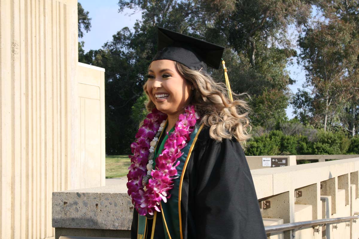 Graduates at Commencement