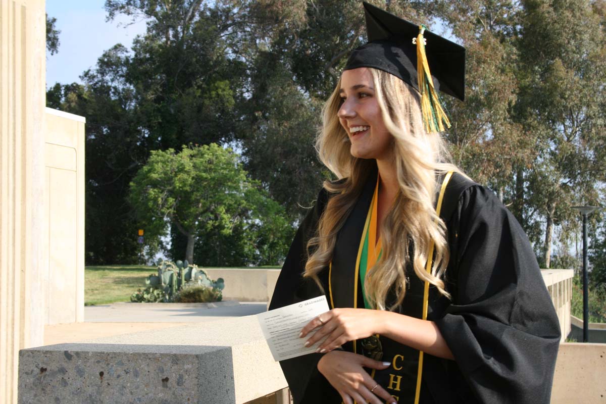 Graduates at Commencement