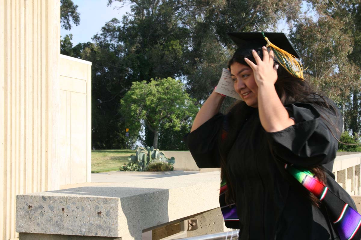 Graduates at Commencement