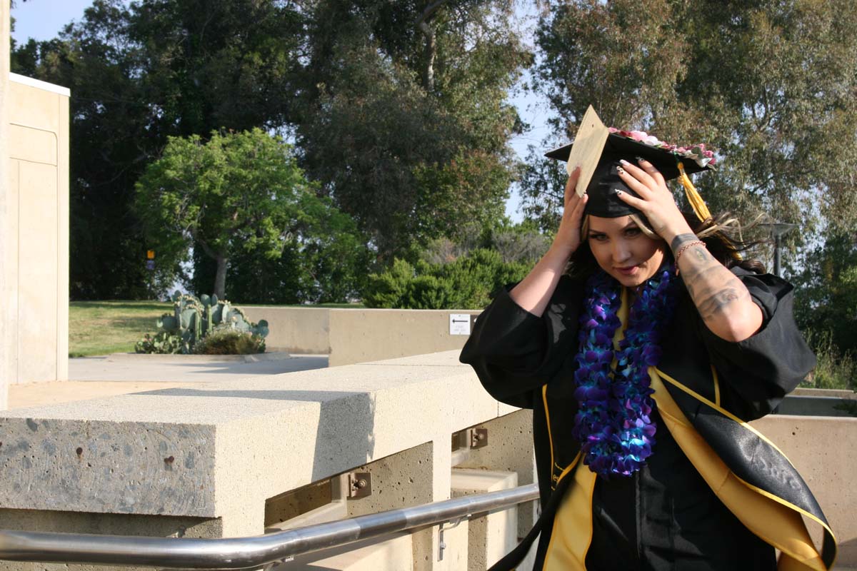 Graduates at Commencement