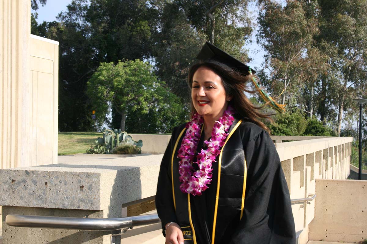 Graduates at Commencement