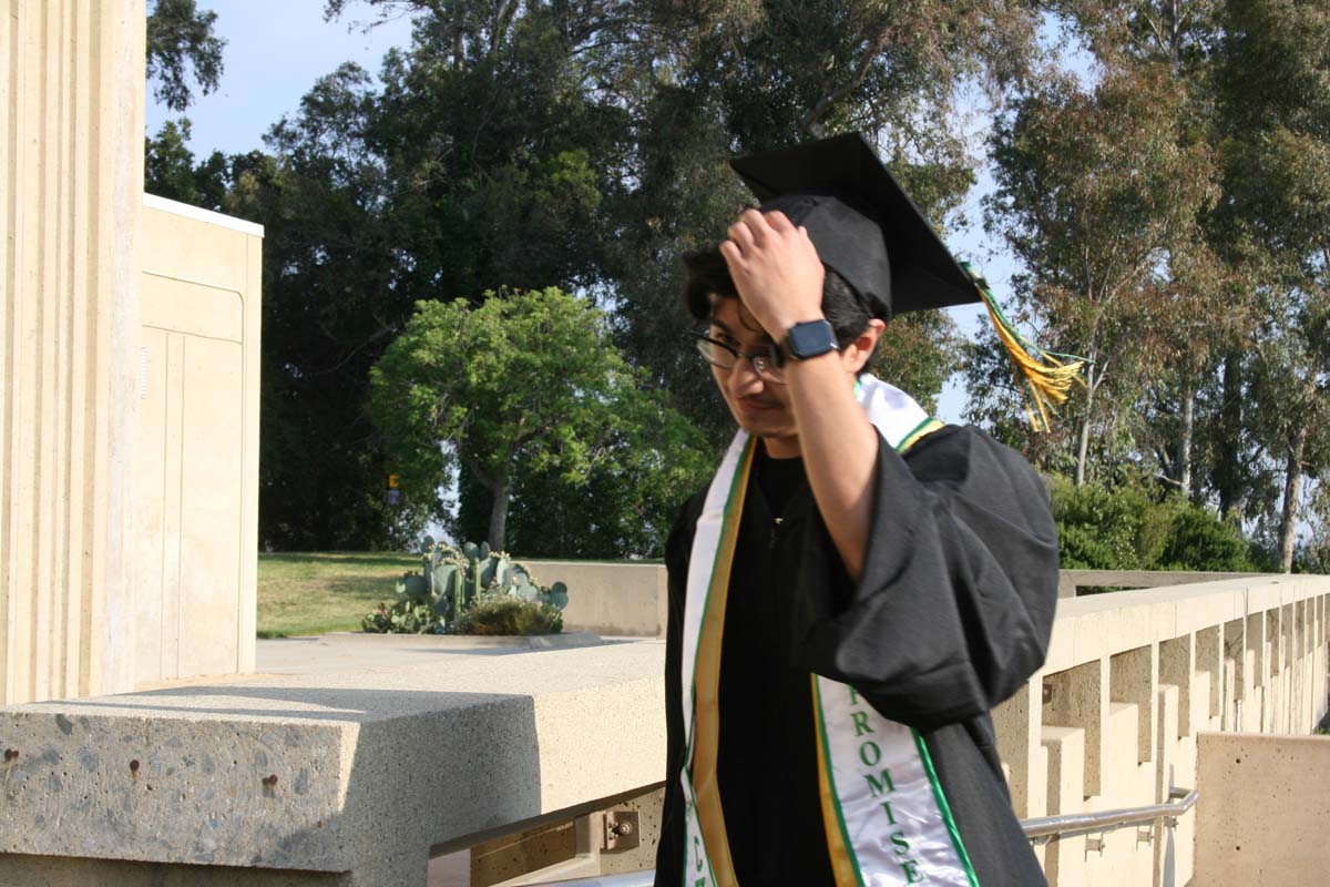 Graduates at Commencement