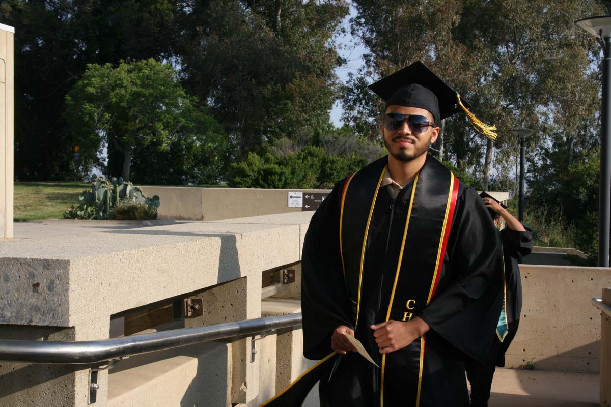 Graduates at Commencement