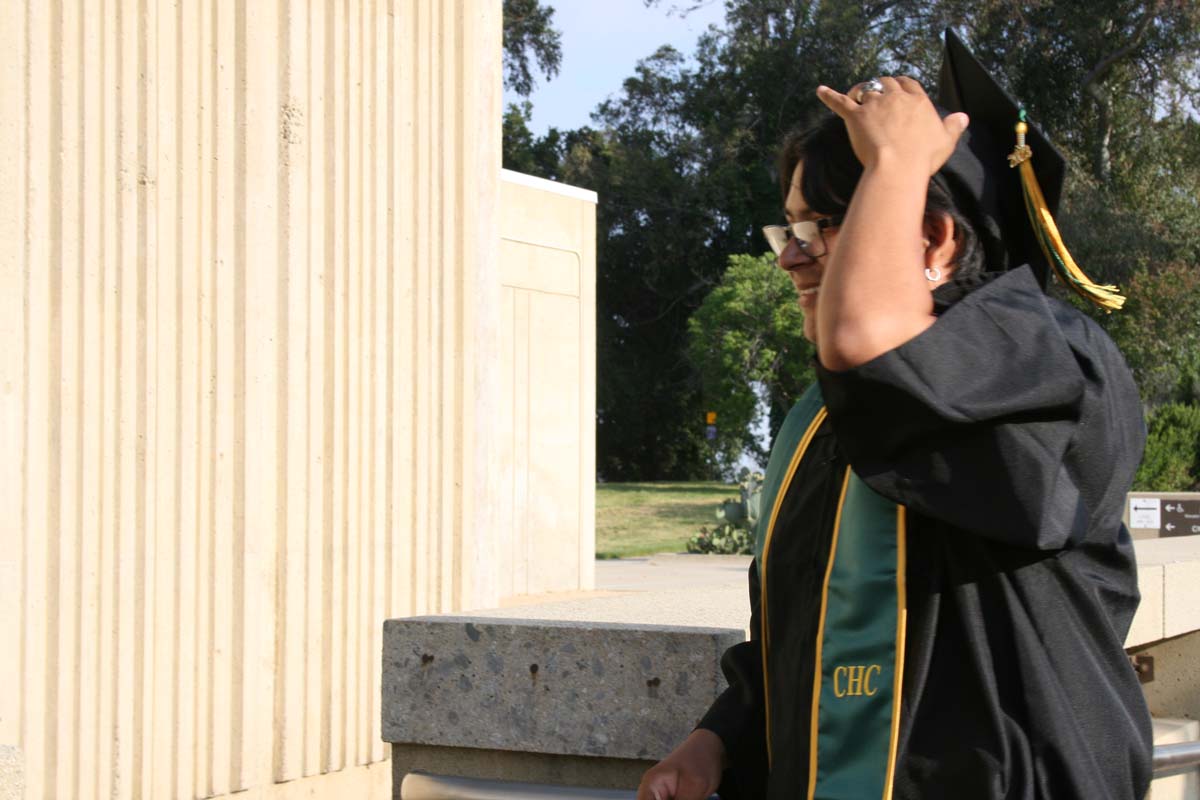 Graduates at Commencement