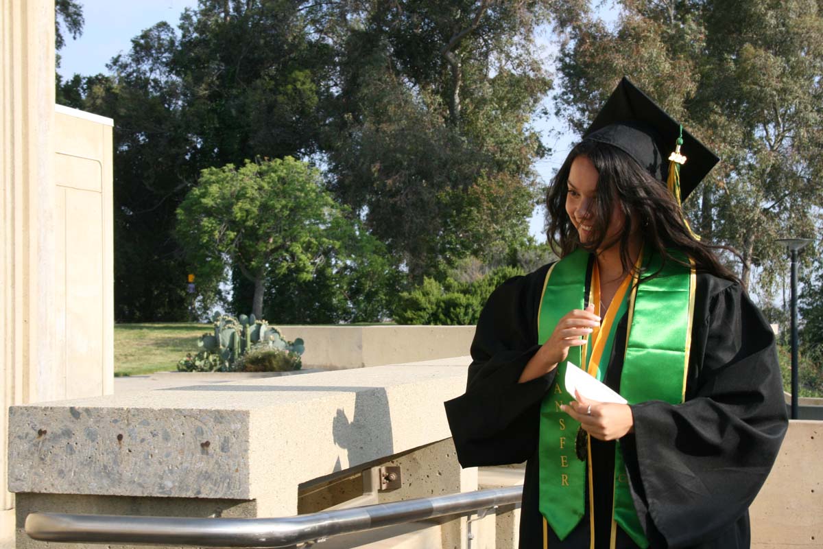 Graduates at Commencement