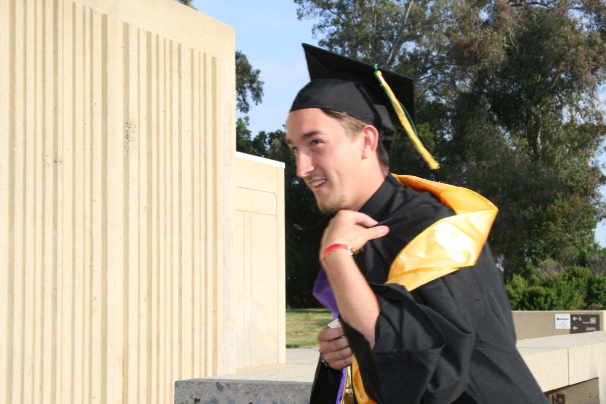 Graduates at Commencement