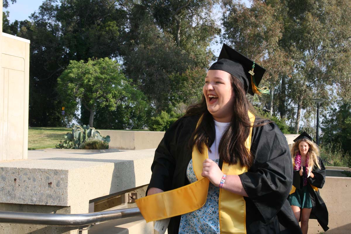 Graduates at Commencement