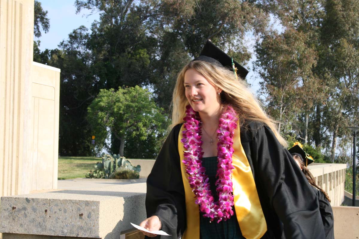 Graduates at Commencement