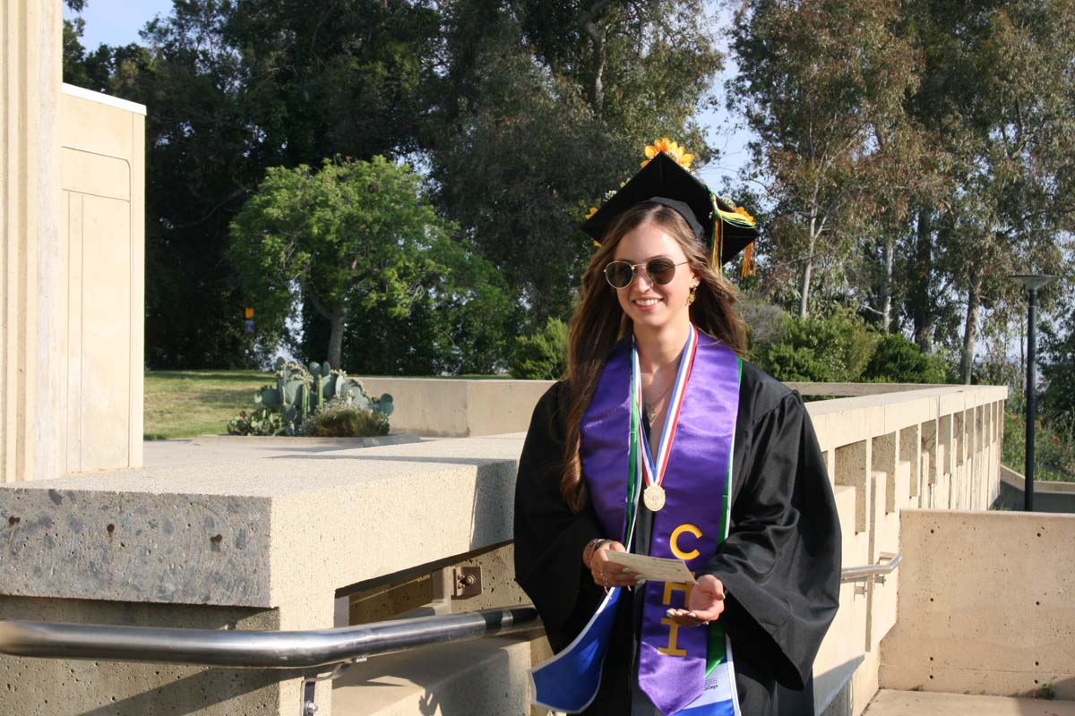 Graduates at Commencement