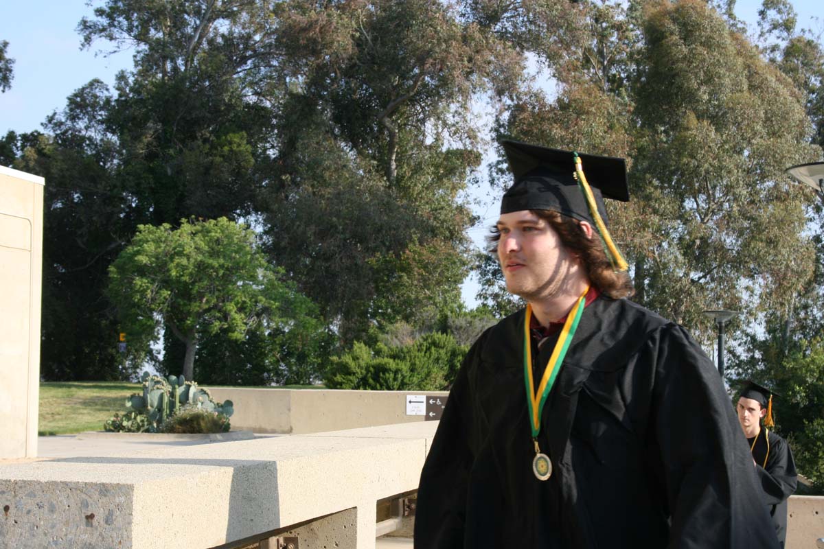 Graduates at Commencement