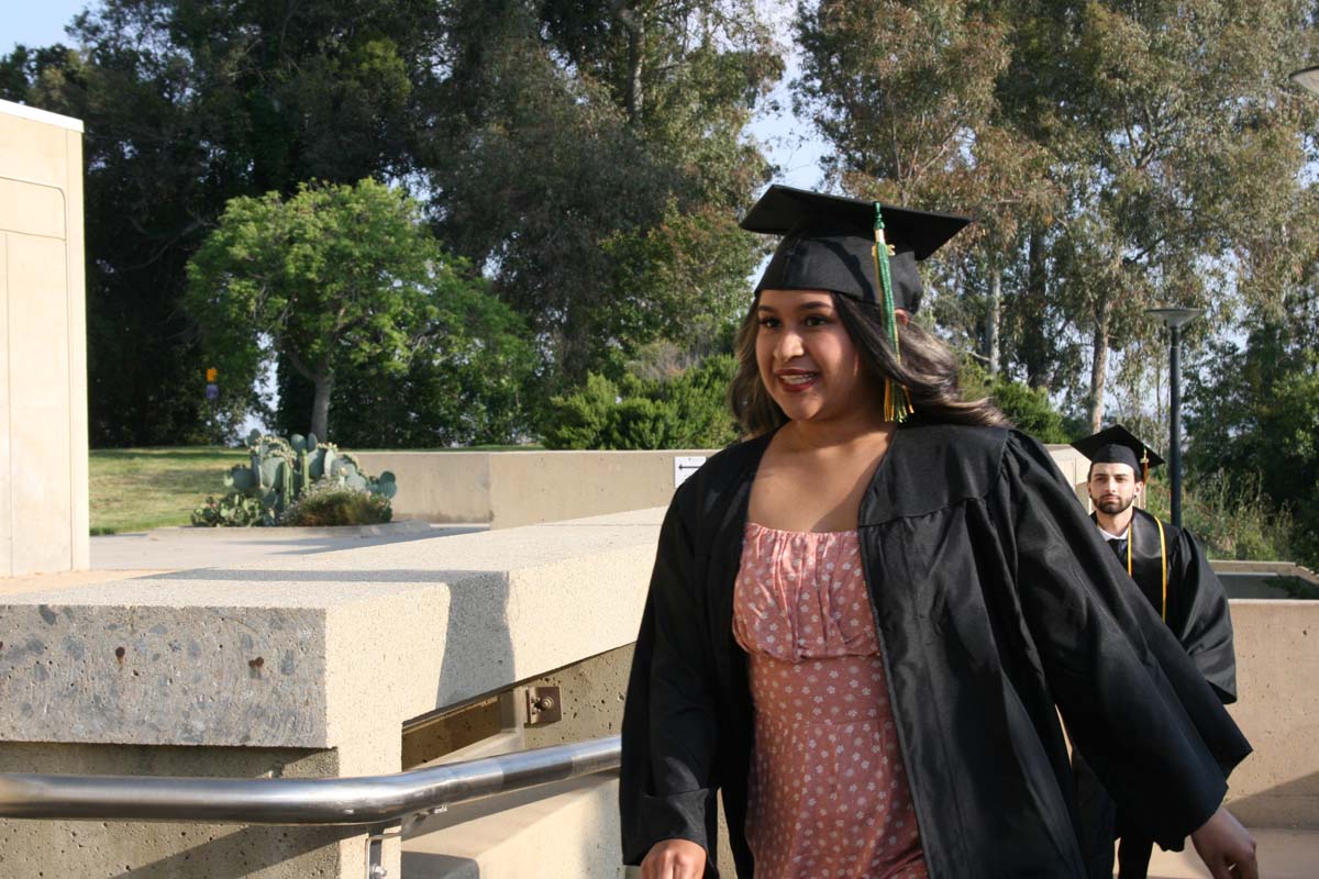 Graduates at Commencement