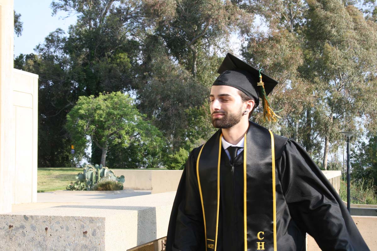 Graduates at Commencement