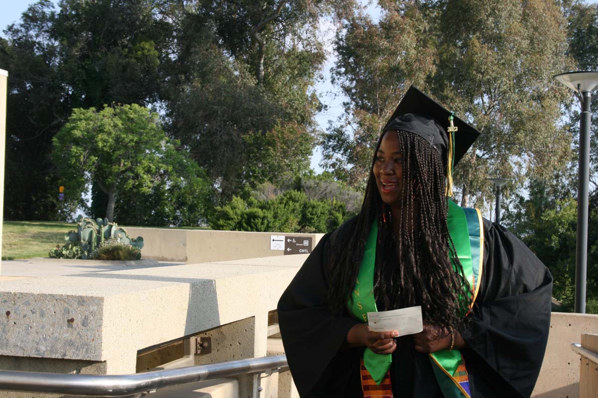 Graduates at Commencement