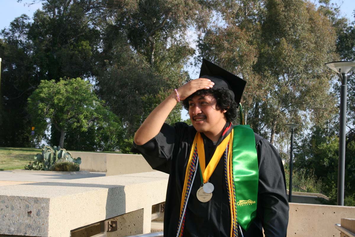 Graduates at Commencement