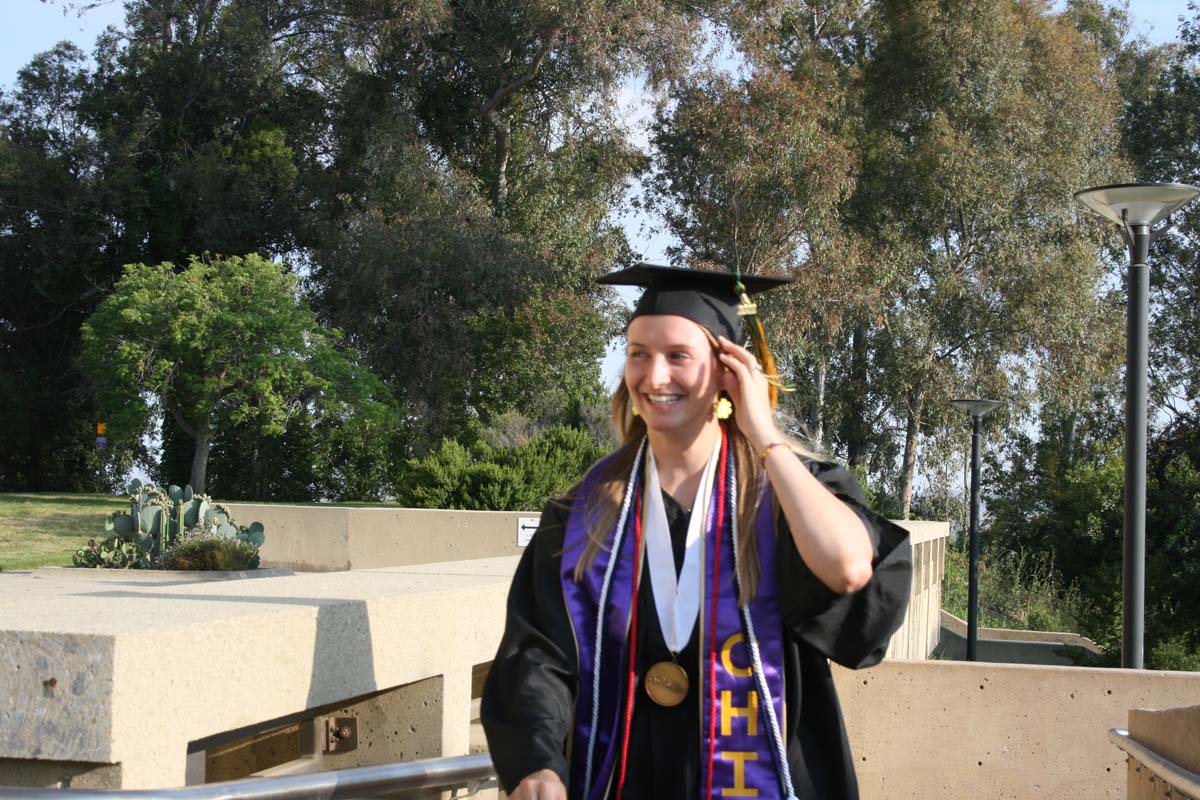 Graduates at Commencement