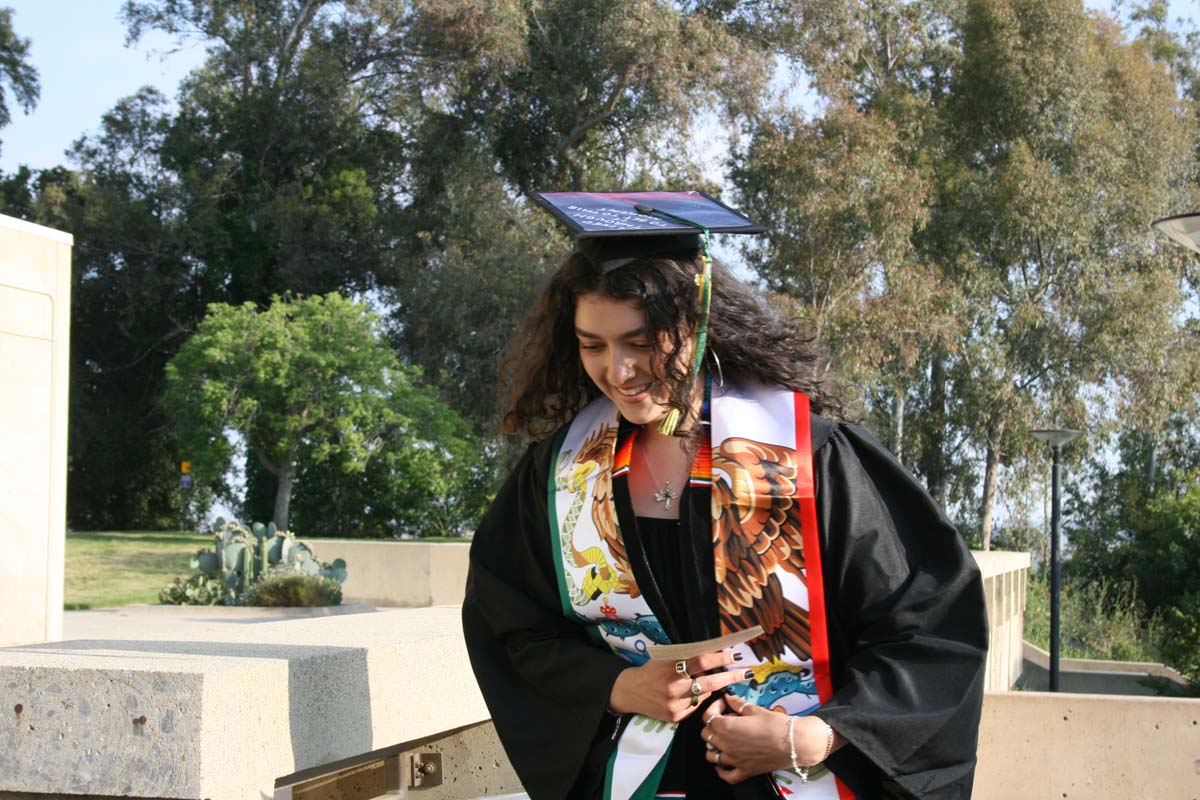 Graduates at Commencement