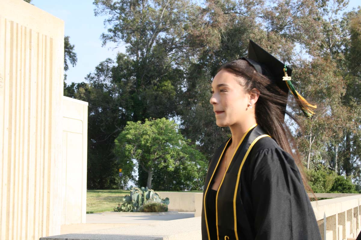 Graduates at Commencement