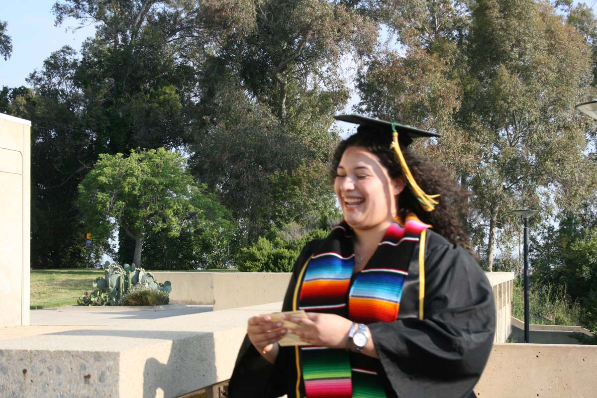 Graduates at Commencement