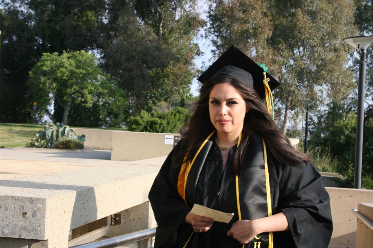 Graduates at Commencement