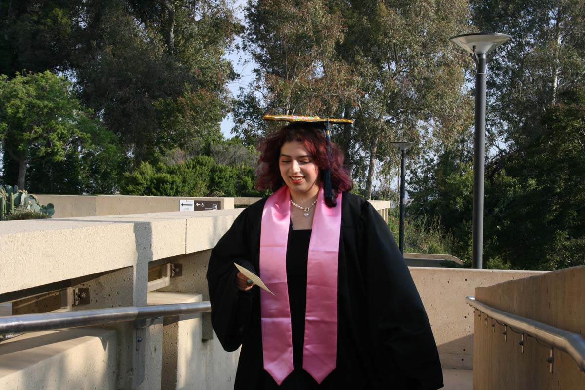 Graduates at Commencement