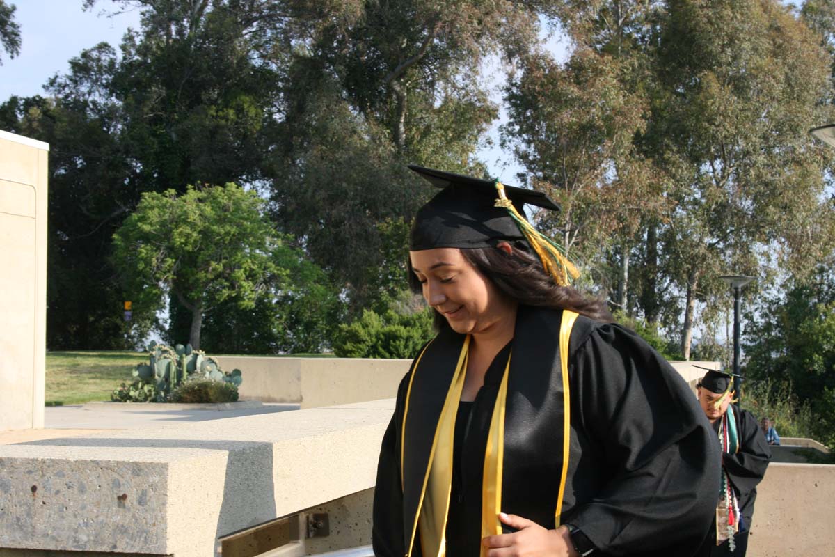 Graduates at Commencement