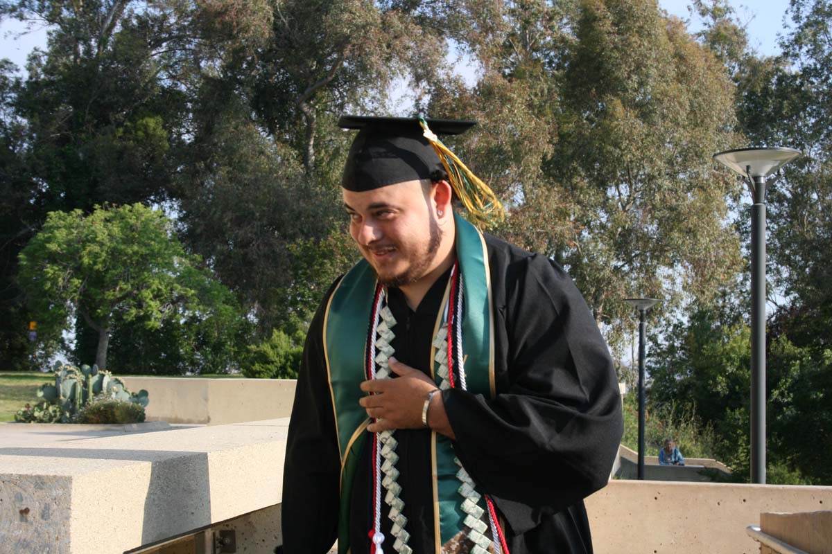 Graduates at Commencement