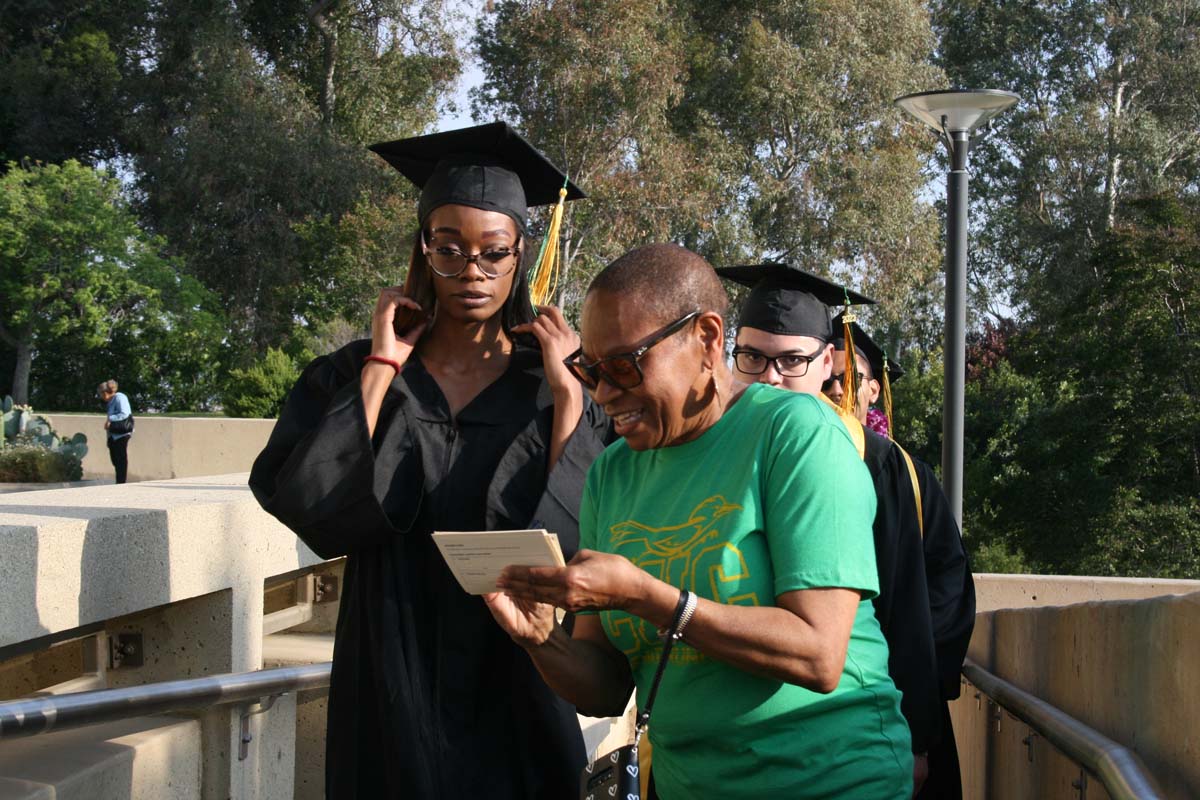 Graduates at Commencement