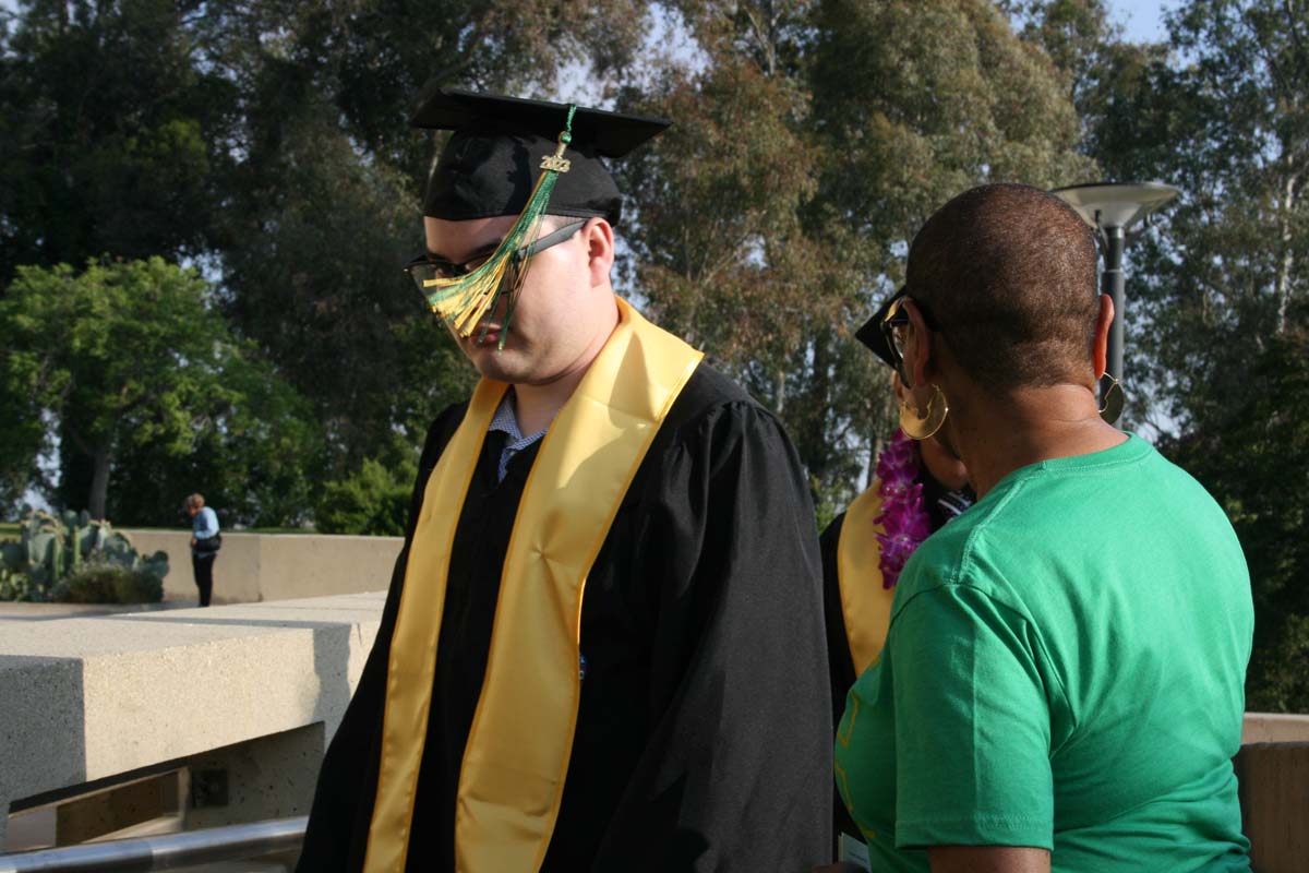 Graduates at Commencement