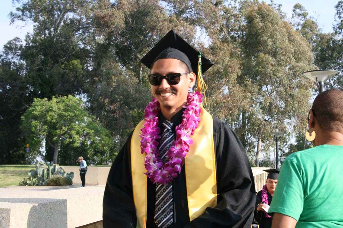 Graduates at Commencement