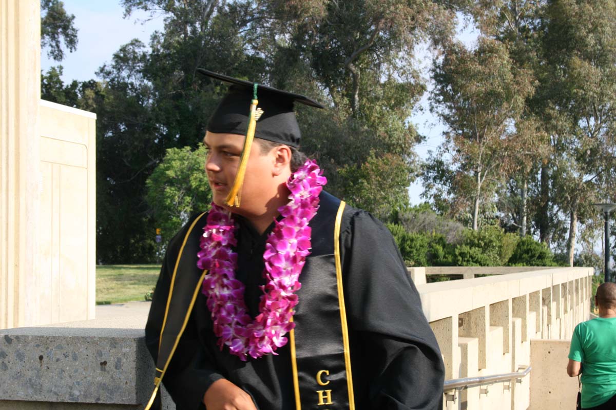 Graduates at Commencement