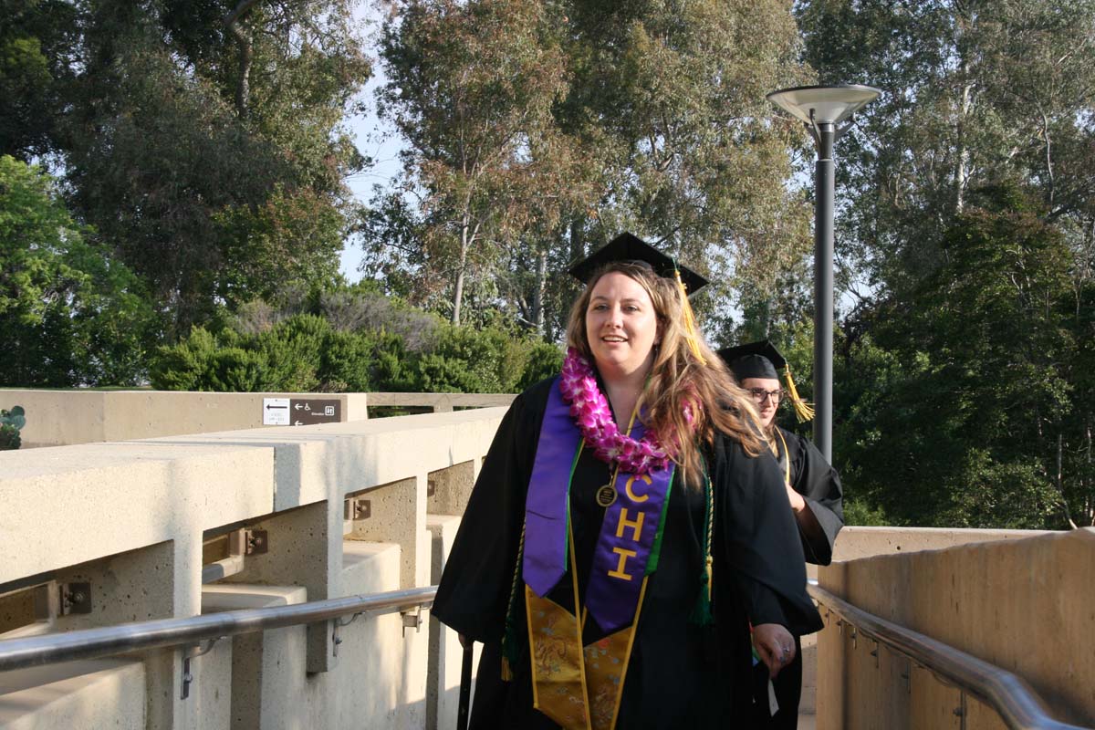 Graduates at Commencement