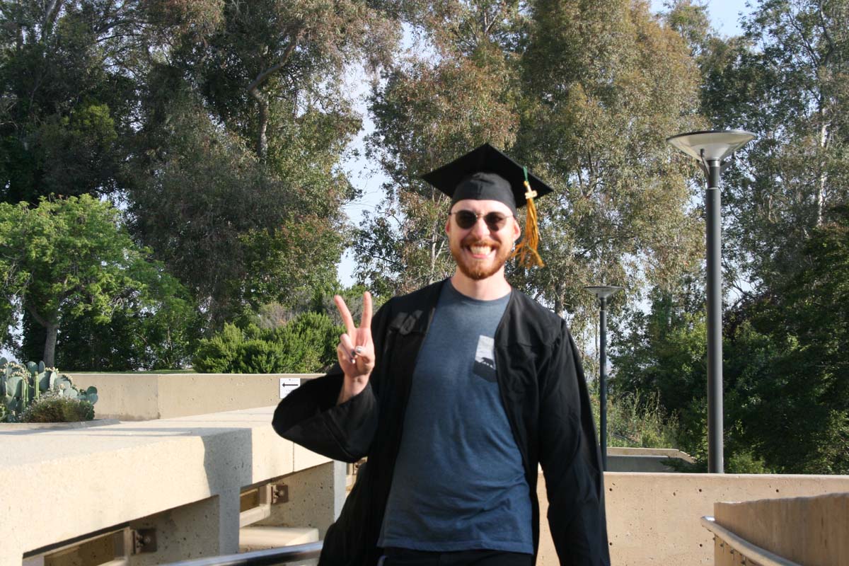 Graduates at Commencement