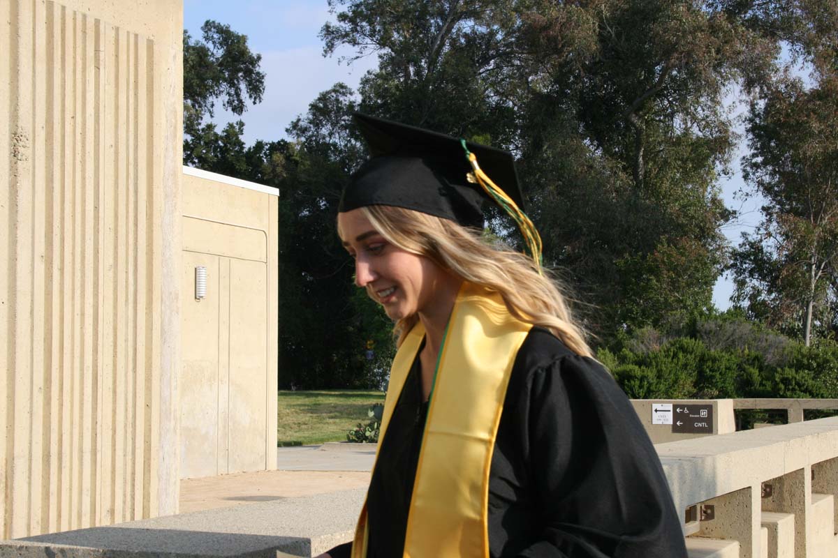 Graduates at Commencement