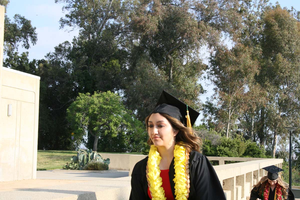 Graduates at Commencement