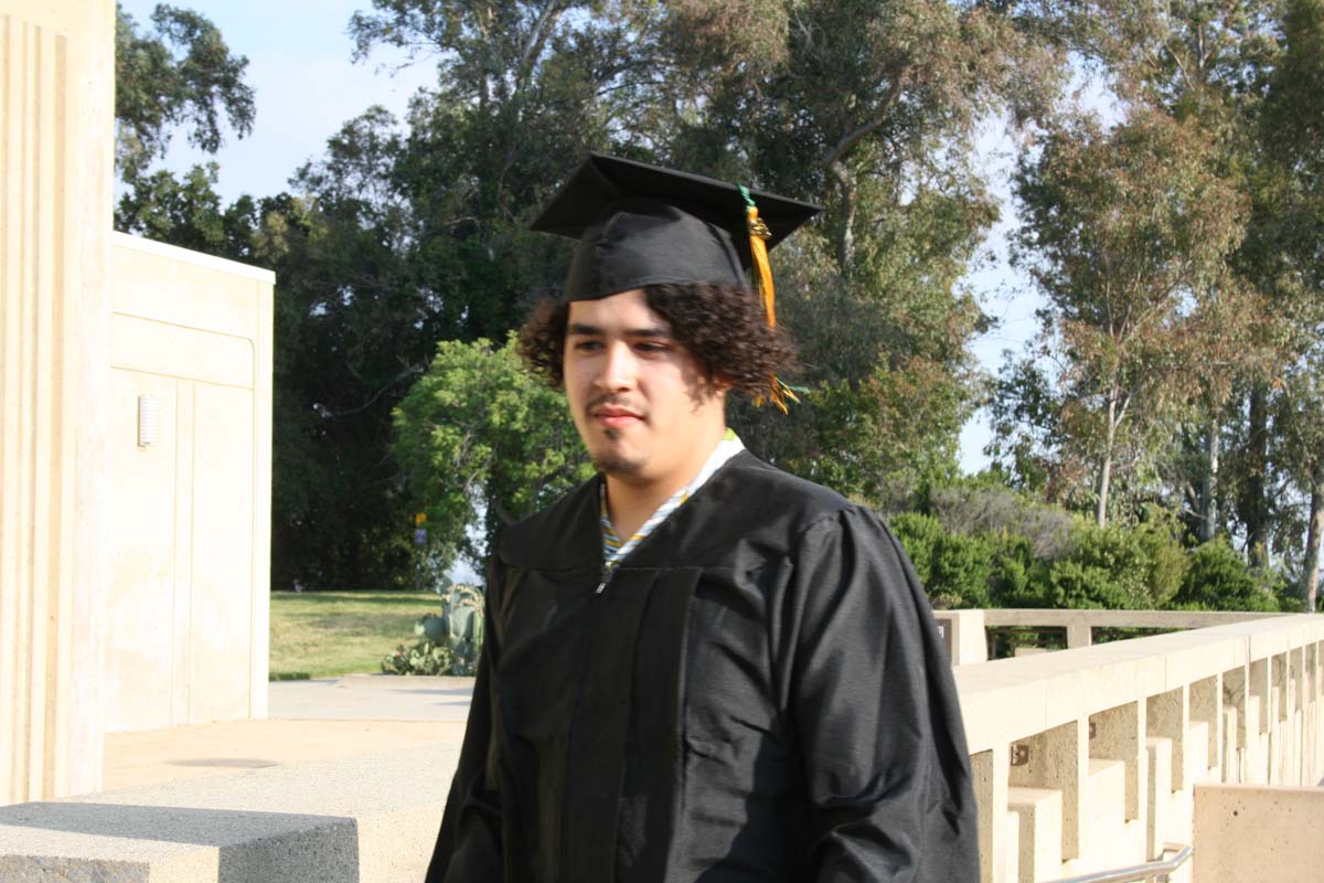 Graduates at Commencement