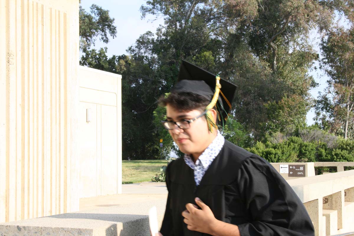 Graduates at Commencement