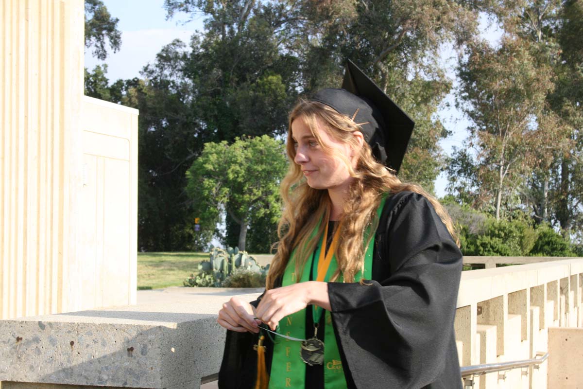 Graduates at Commencement