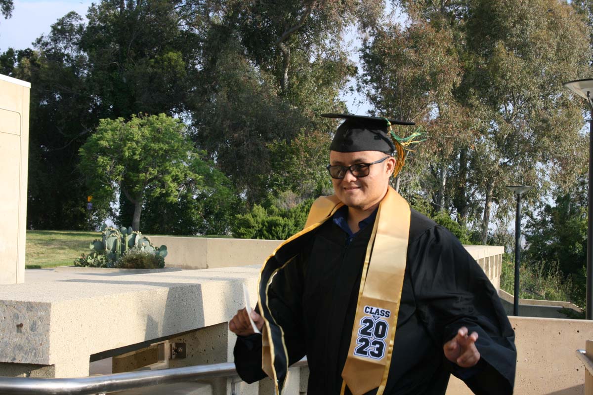 Graduates at Commencement