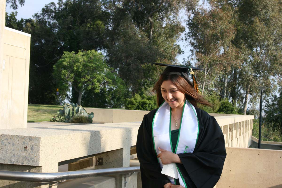 Graduates at Commencement