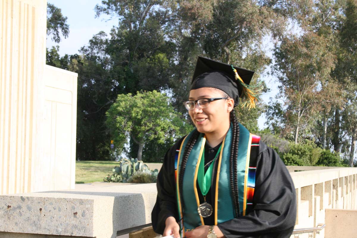 Graduates at Commencement