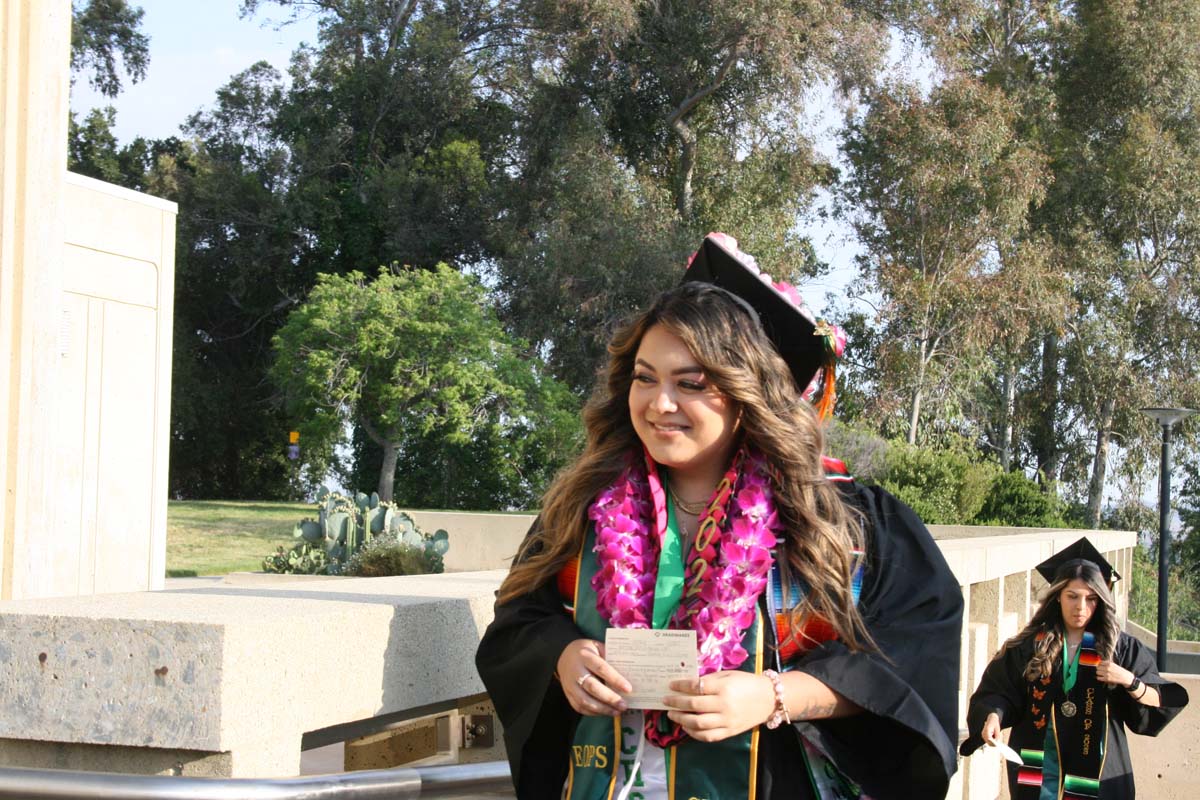 Graduates at Commencement