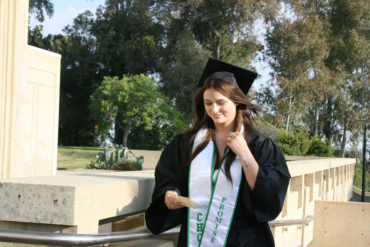 Graduates at Commencement