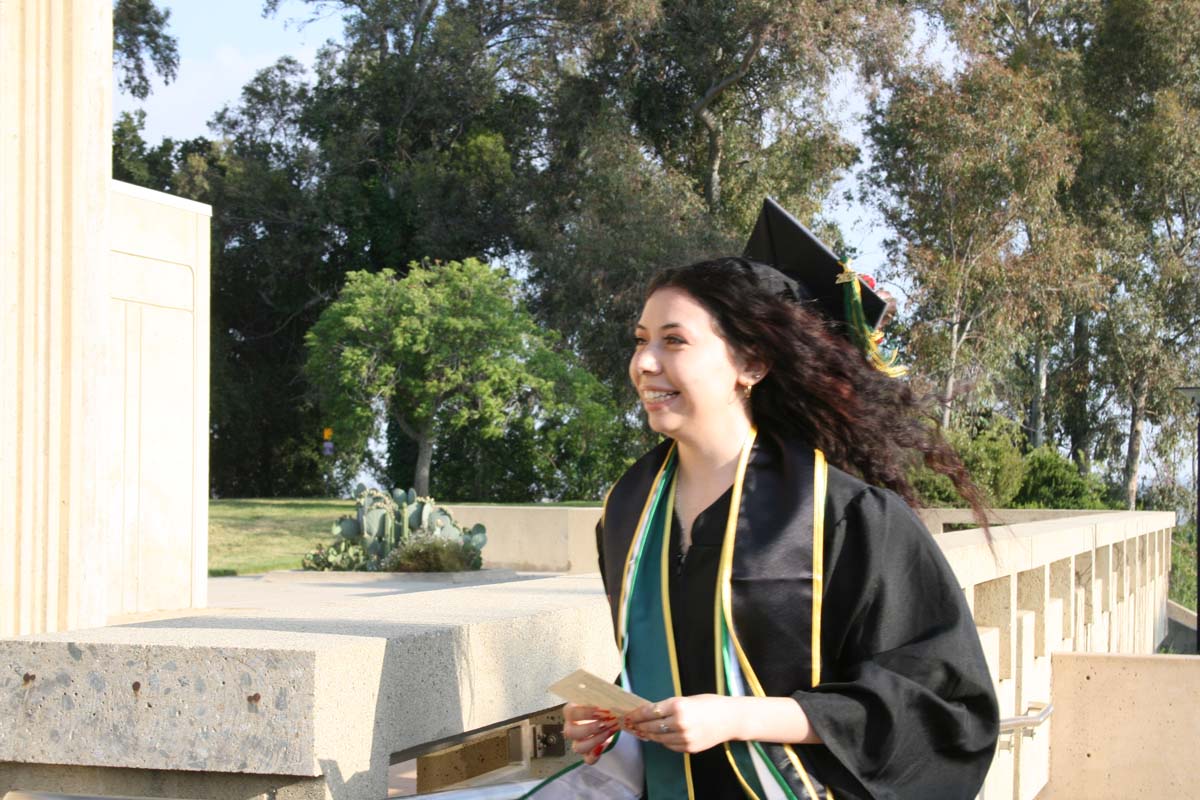 Graduates at Commencement