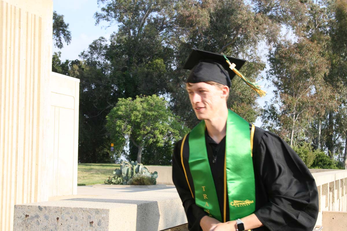 Graduates at Commencement