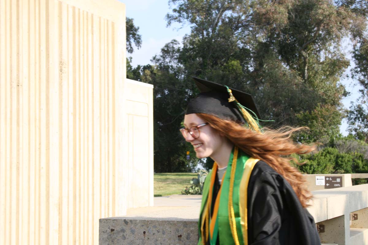 Graduates at Commencement