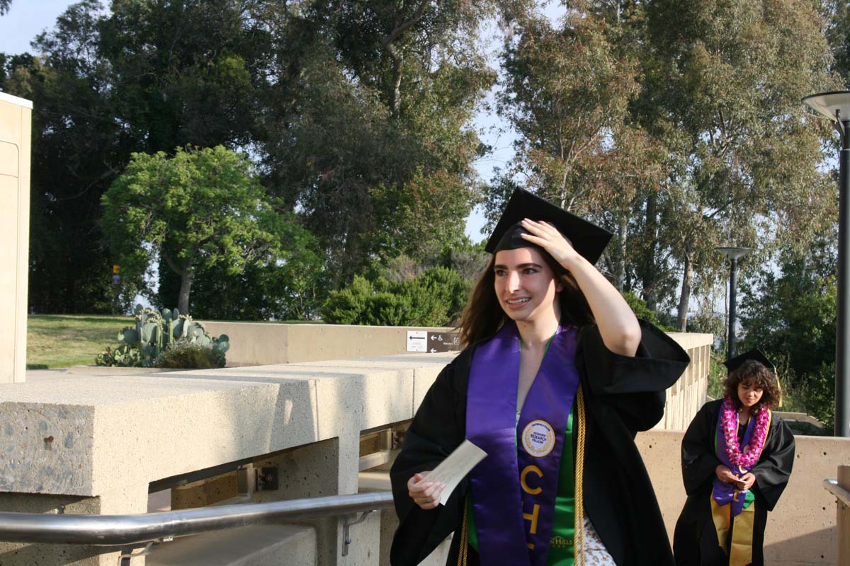 Graduates at Commencement