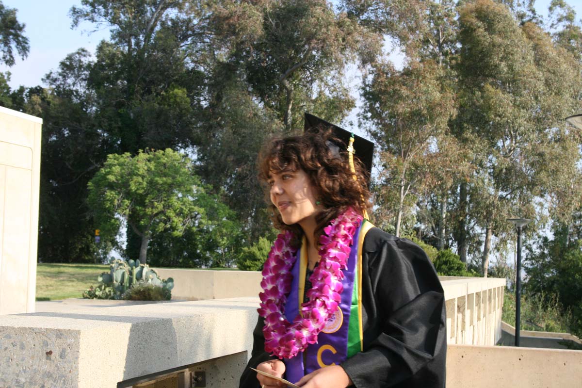 Graduates at Commencement