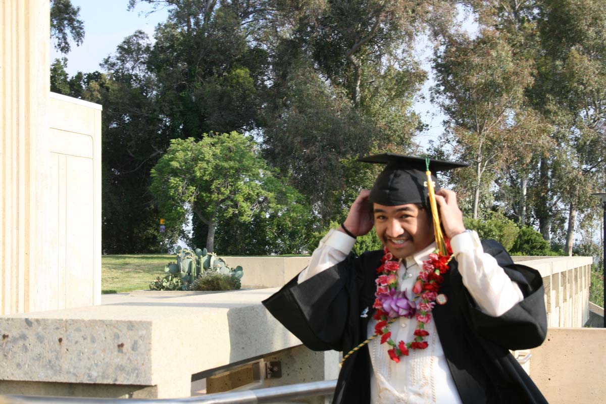 Graduates at Commencement