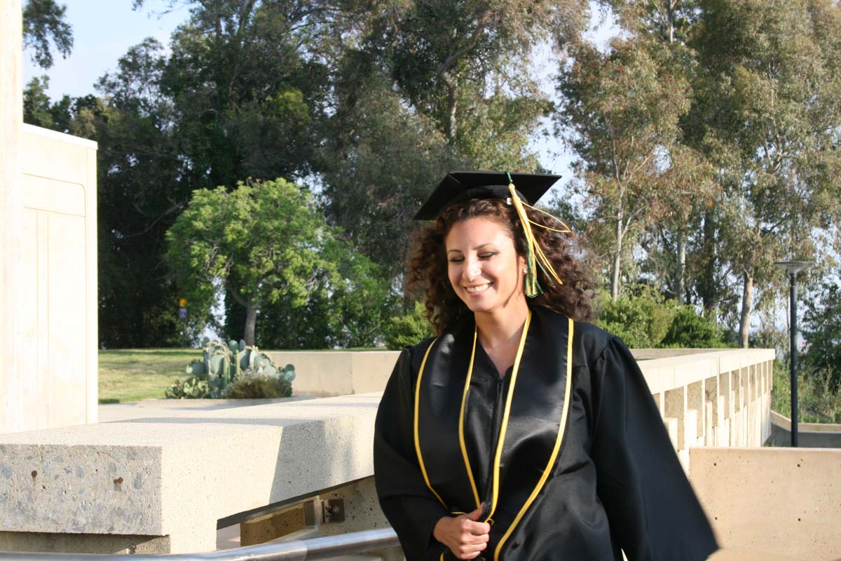 Graduates at Commencement