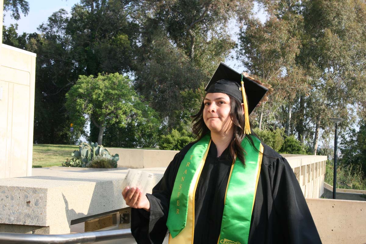 Graduates at Commencement